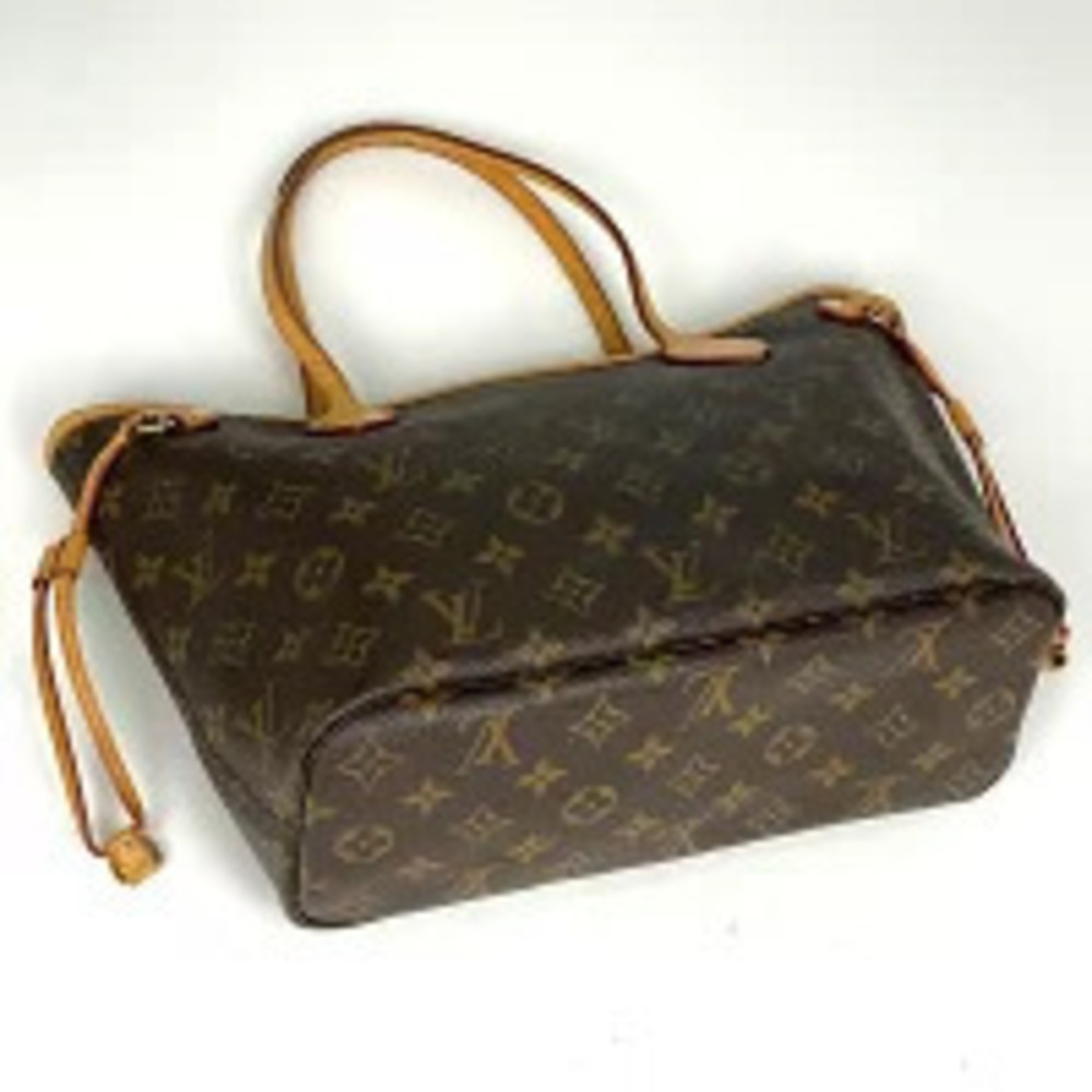 Louis Vuitton Handbag Brown Shopping Bag Neverfull Monogram Tote Brown